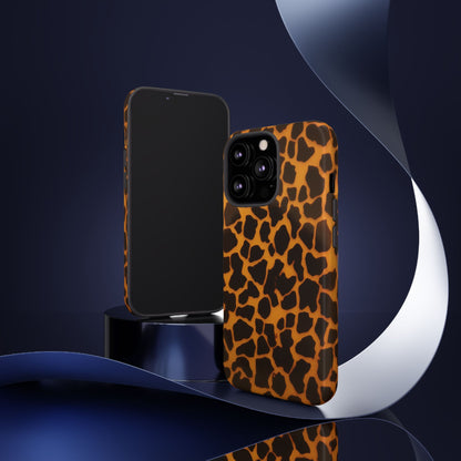 Leopard Print Tough Phone Case — Slim Protective iPhone Cover