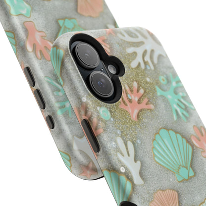 Seashell Coral Magnetic Impact Phone Case
