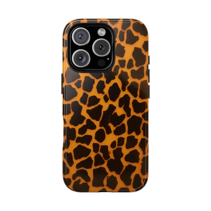 Leopard Print Tough Phone Case — Slim Protective iPhone Cover