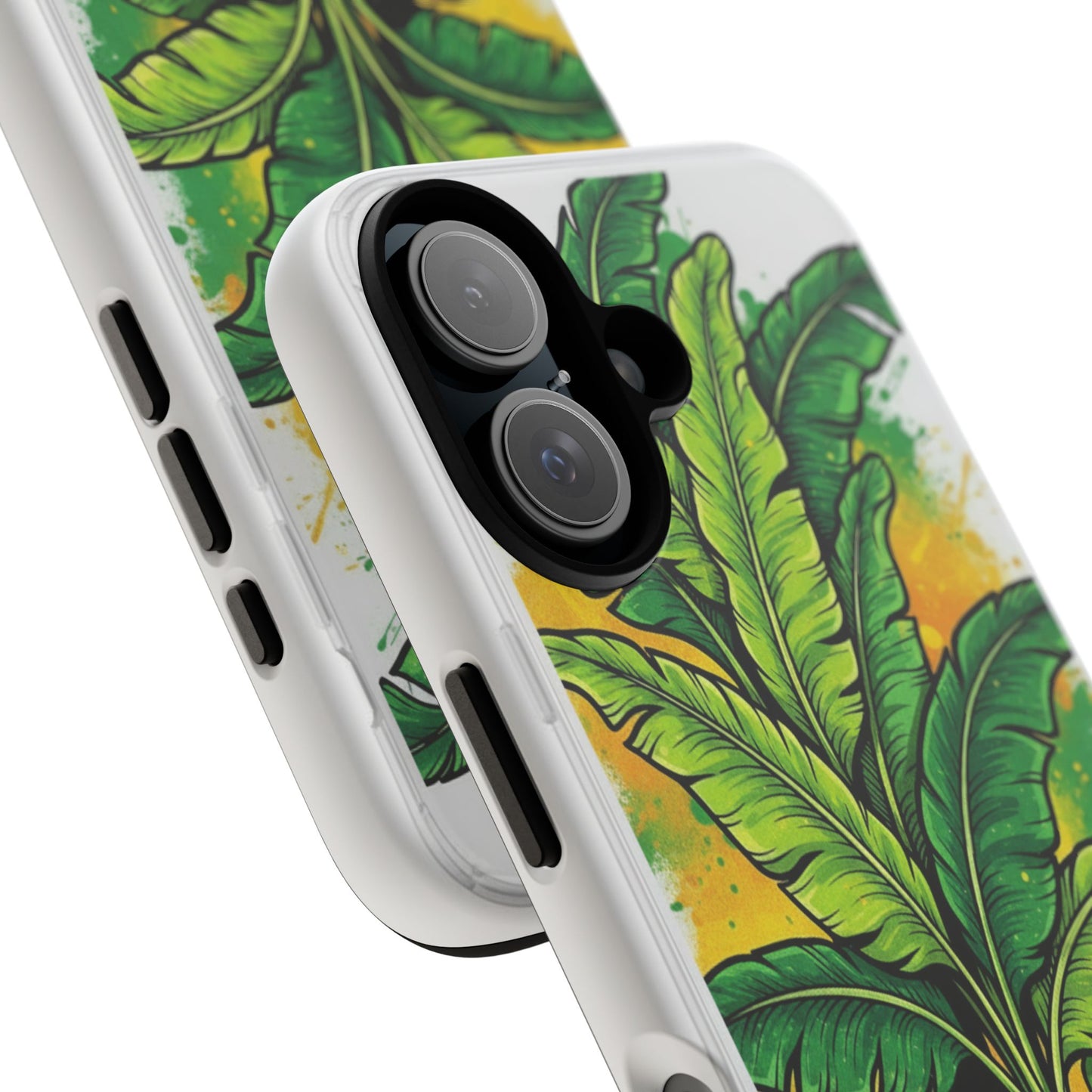 Tropical Banana Leaf Phone Case — Vibrant Green Plant Protector