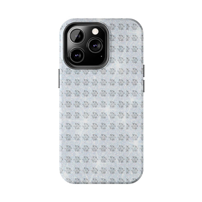 Tough Phone Case — Subtle floral Print Protective Cover