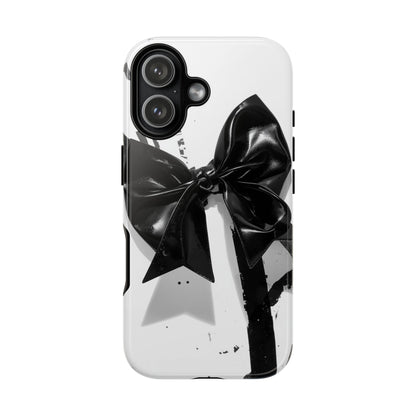 Phone Case — Black Bow Graphic Protective Cover