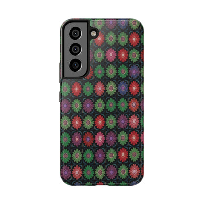 Copy of Floral Sunflower Tough Phone Case — Neutral Daisy Pattern Protective Cover