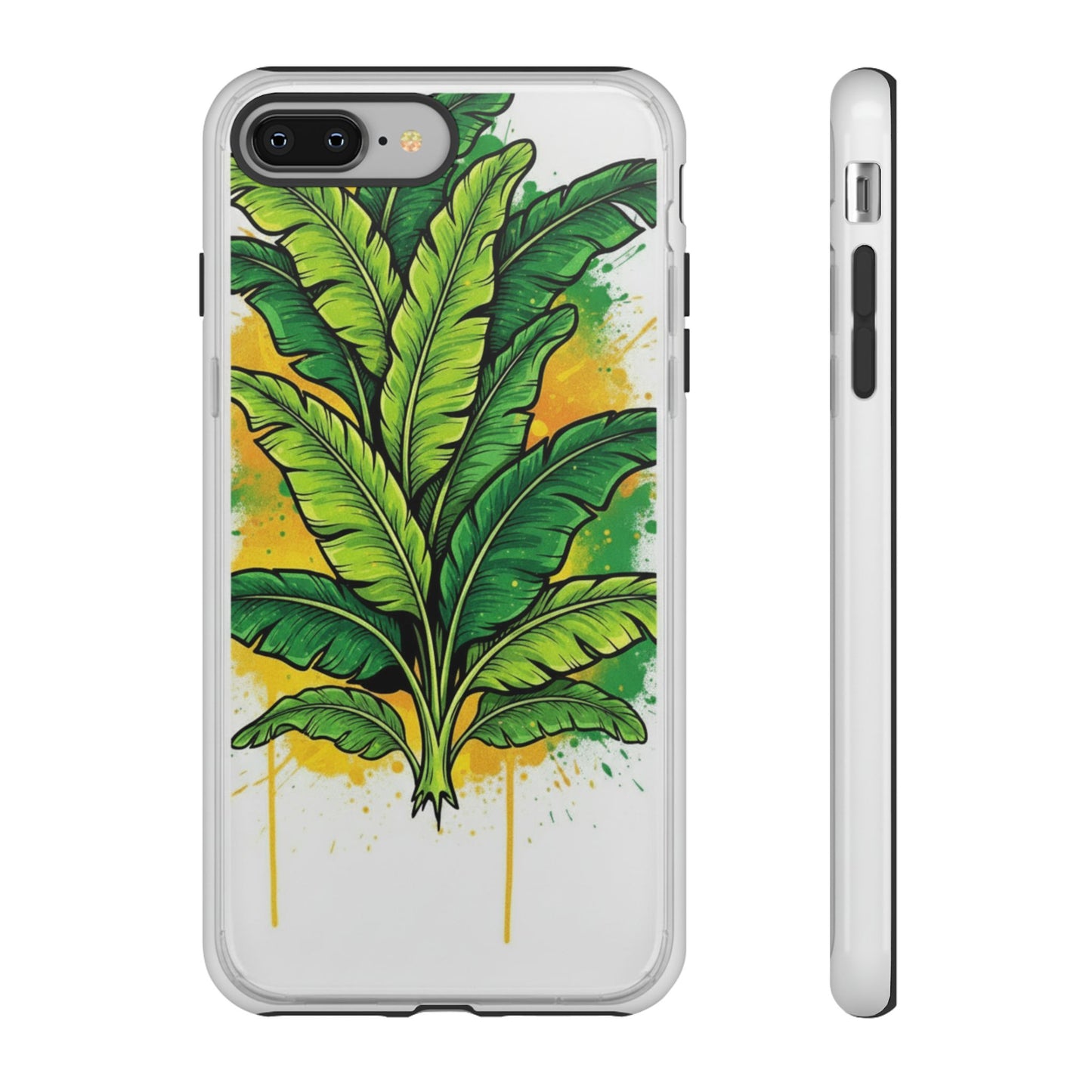 Tropical Banana Leaf Phone Case — Vibrant Green Plant Protector