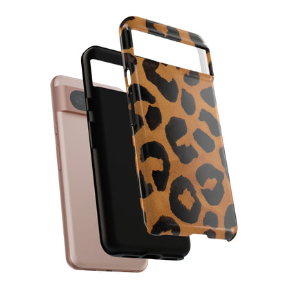 Leopard Print Tough Phone Case — Protective Animal Print iPhone Case