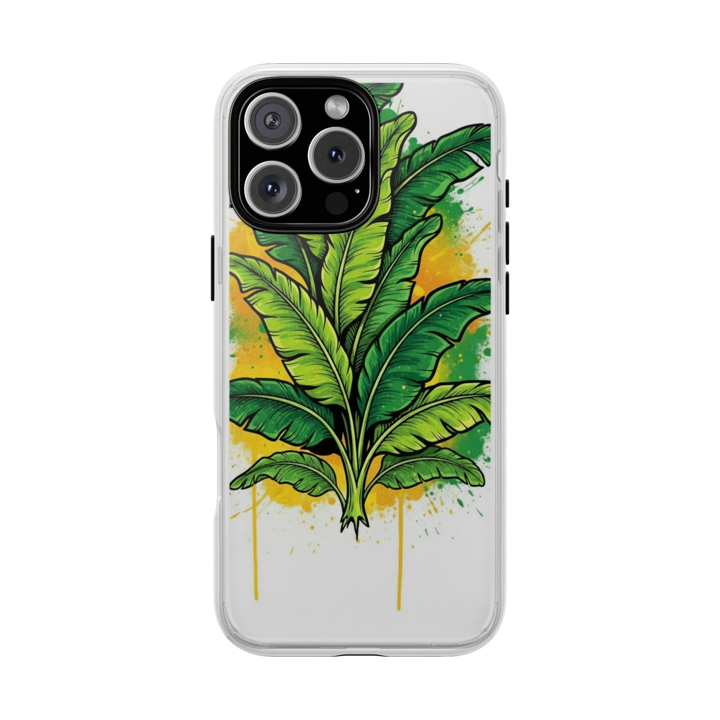 Tropical Banana Leaf Phone Case — Vibrant Green Plant Protector