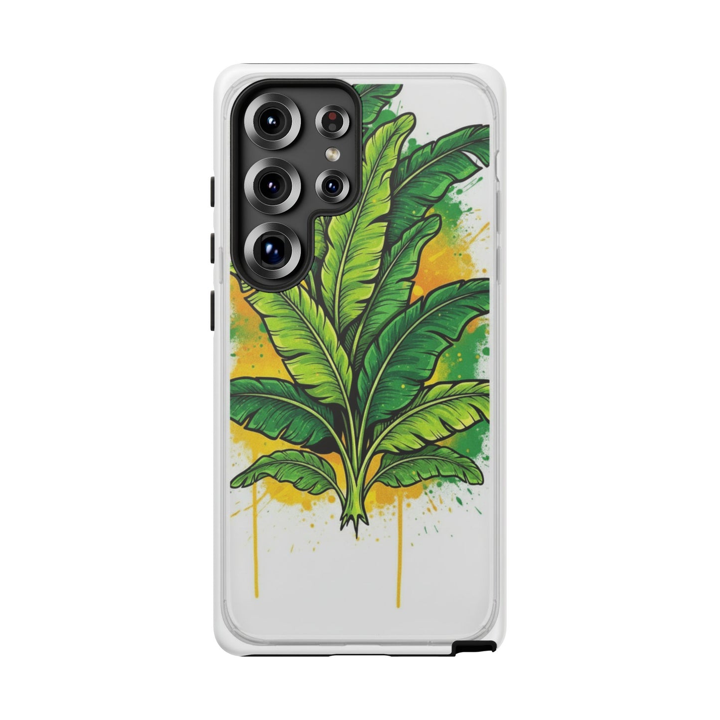 Tropical Banana Leaf Phone Case — Vibrant Green Plant Protector