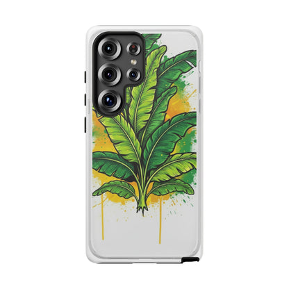 Tropical Banana Leaf Phone Case — Vibrant Green Plant Protector
