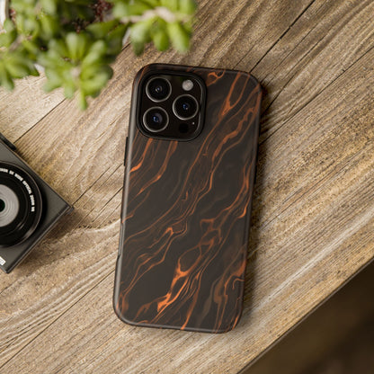 Copper Swirl Phone Case — Tough Protective iPhone Cover