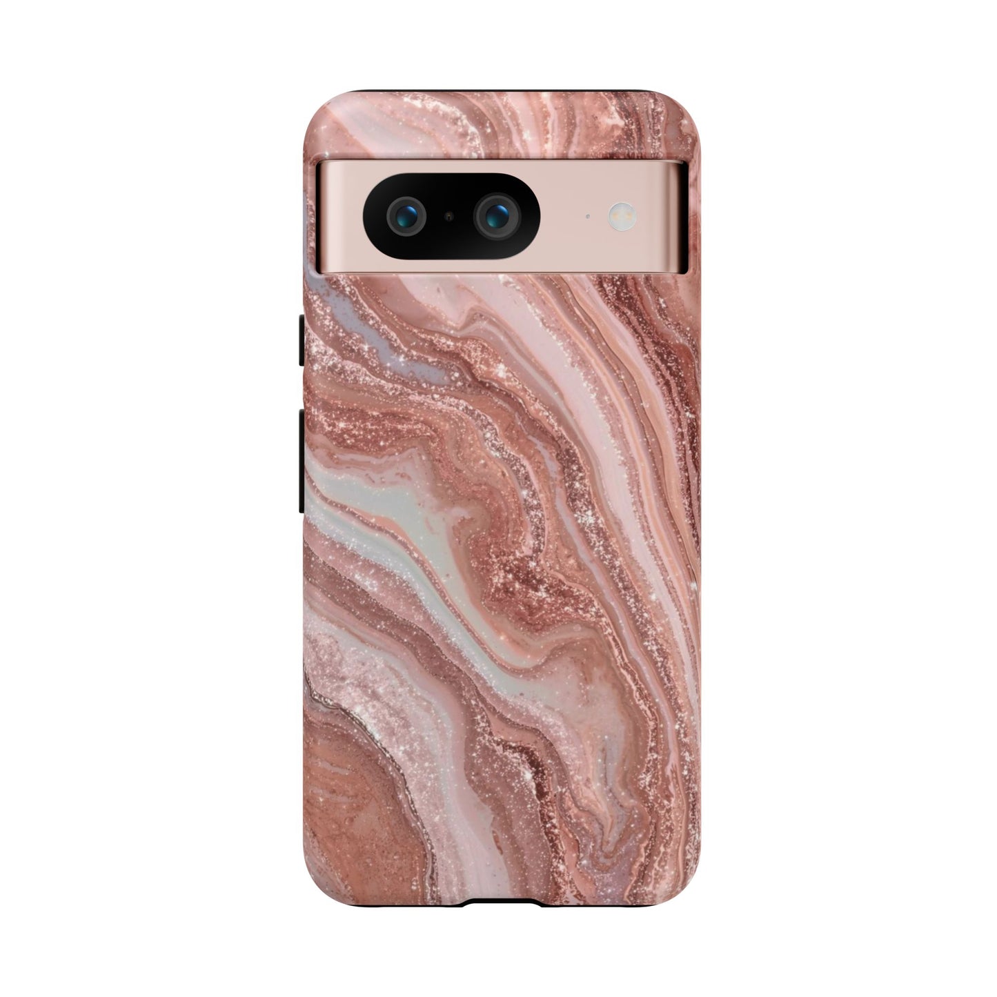 Rose Gold Marble Tough Phone Case