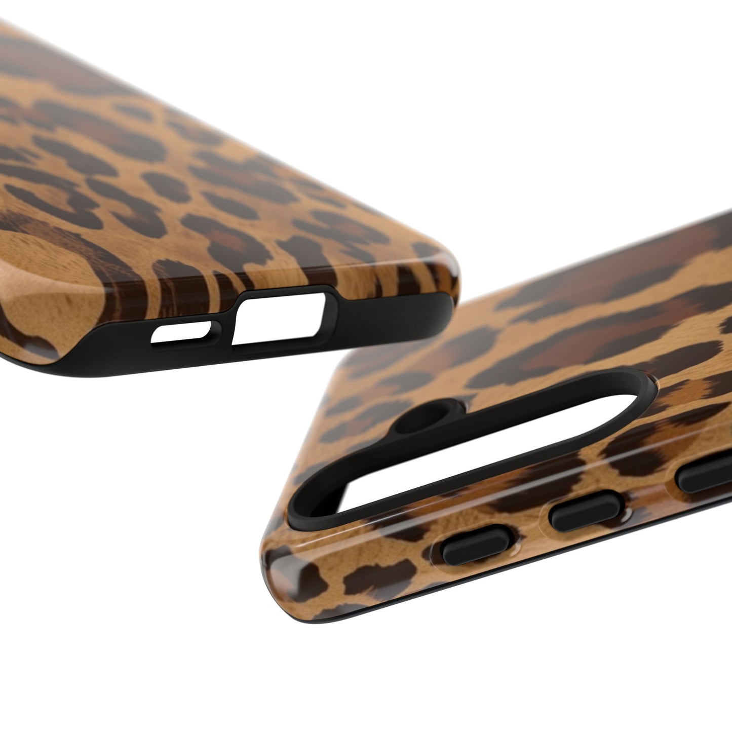 Leopard Print Tough Phone Case — Durable Animal Print Protective Cover