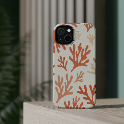 Coral Reef Magnetic Impact Phone Case — Protective MagSafe-Compatible Design