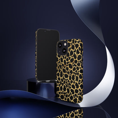 Giraffe Print Tough Phone Case — Durable Leopard-Style Protective Cover