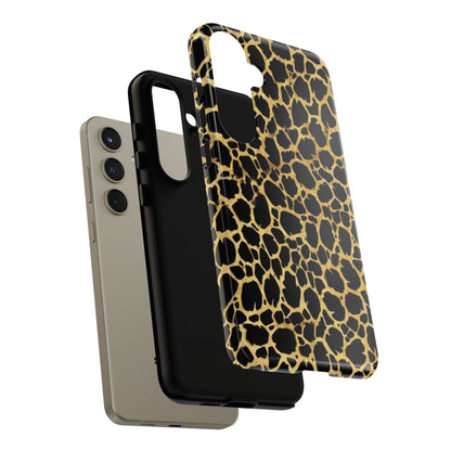 Giraffe Print Tough Phone Case — Durable Leopard-Style Protective Cover