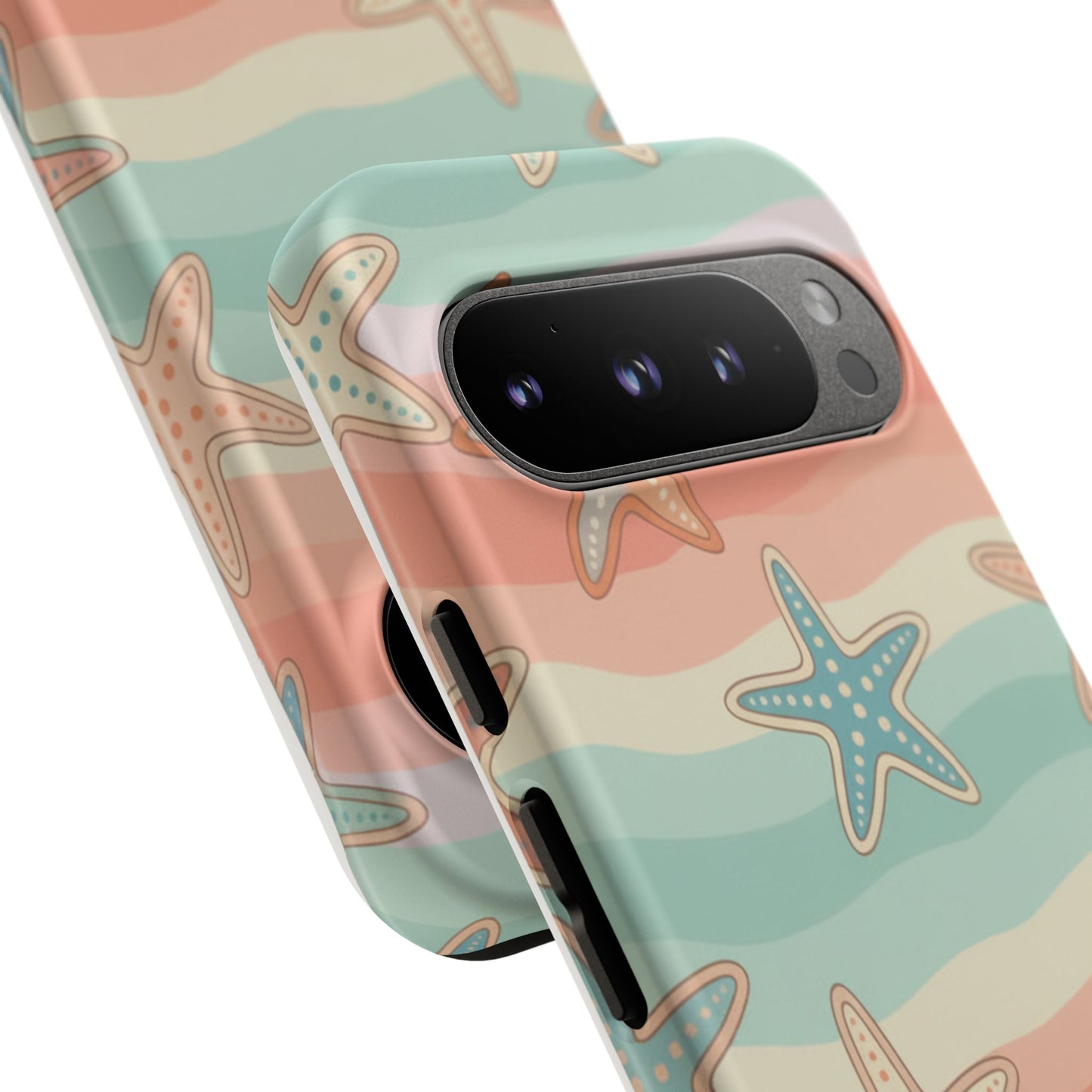 Starfish Wave Tough Phone Case — Pastel Beach Protective Cover