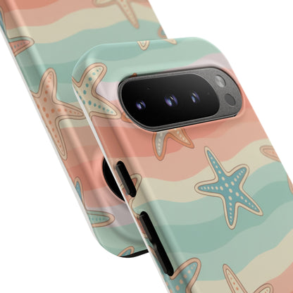 Starfish Wave Tough Phone Case — Pastel Beach Protective Cover
