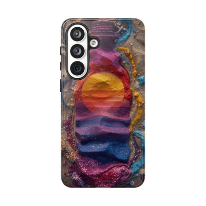 Phone Case — Colorful Sand Art Sunset Tough Protective Case