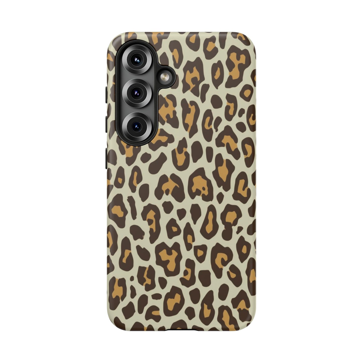 Leopard Print Tough Phone Case — Durable Protective Animal Print Case