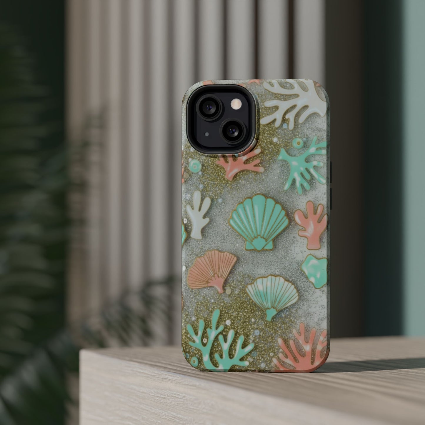 Seashell Coral Magnetic Impact Phone Case