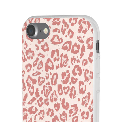 Pink Leopard Print Phone Case – Slim Flexible Protective Cover