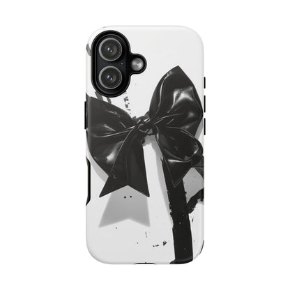 Phone Case — Black Bow Graphic Protective Cover