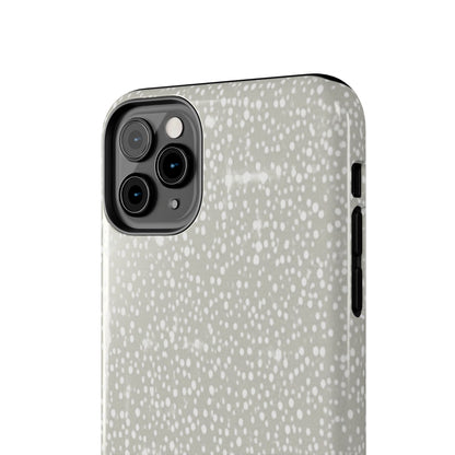 Speckled Gray Tough Phone Case — Protective Shockproof iPhone Cover
