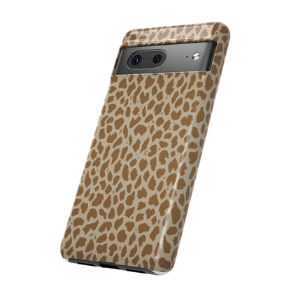 Leopard Print Tough Phone Case — Slim Protective Animal Pattern