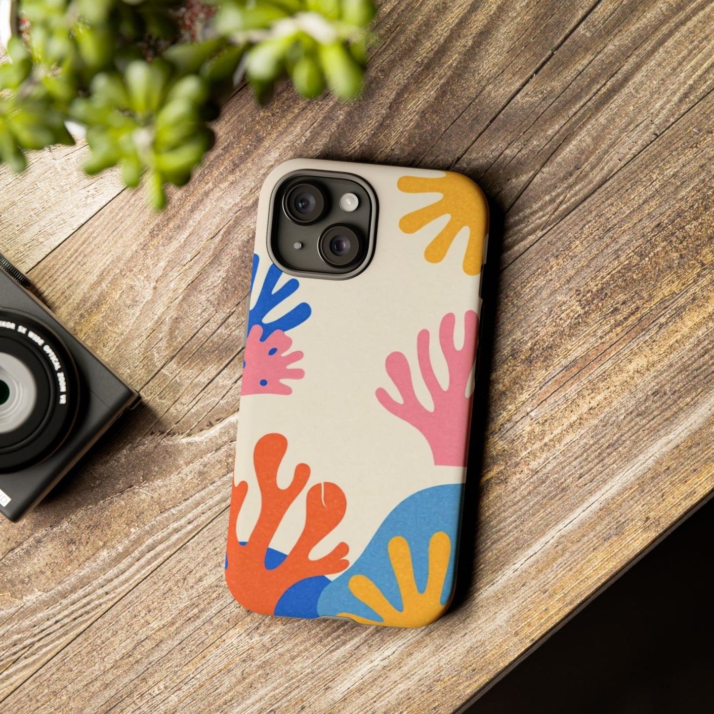 Tough Cases — Colorful Coral Pattern Phone Case