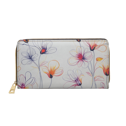 Women's Inked Floral Wallet - Spring Bloom