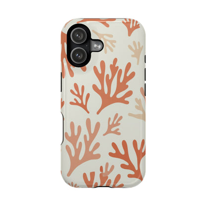 Coral Reef Magnetic Impact Phone Case — Protective MagSafe-Compatible Design