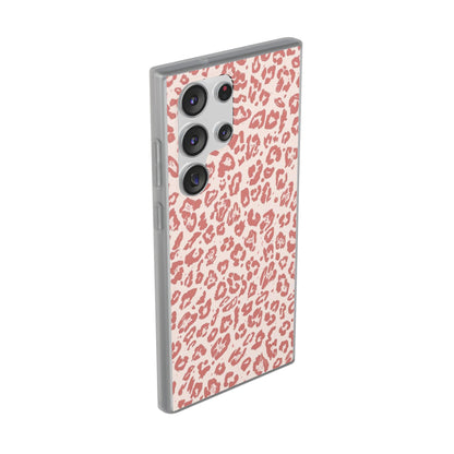 Pink Leopard Print Phone Case – Slim Flexible Protective Cover