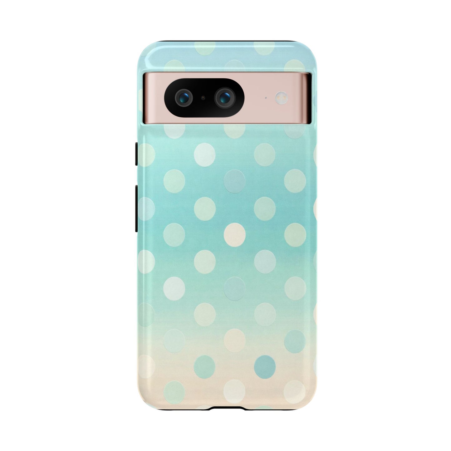 Abstract Palm Tough Phone Case — Minimal Coastal Blue Protective Cover