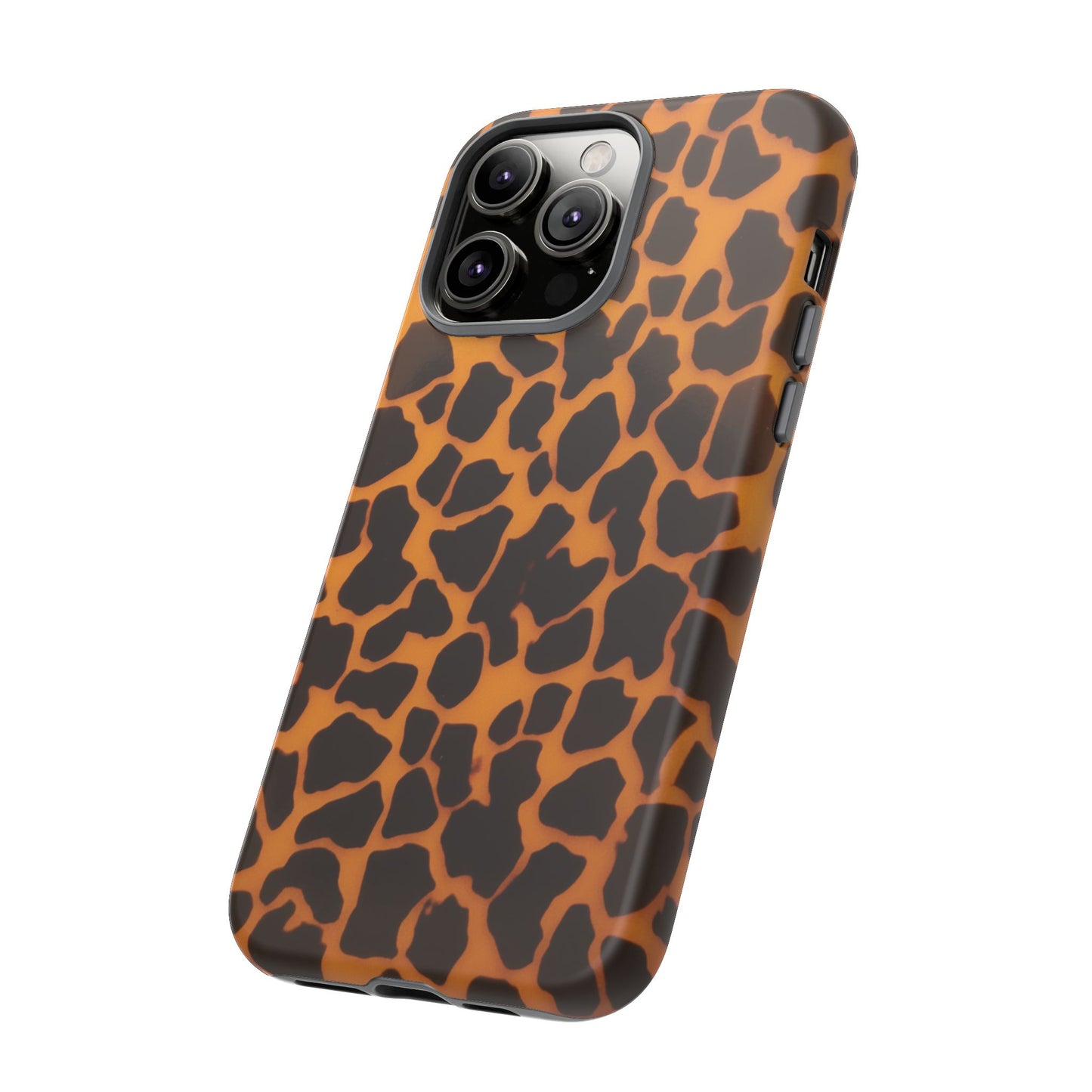 Leopard Print Tough Phone Case — Slim Protective iPhone Cover