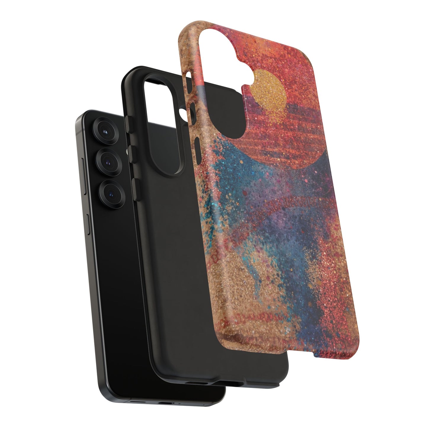 Retro Sunset Tough Phone Case