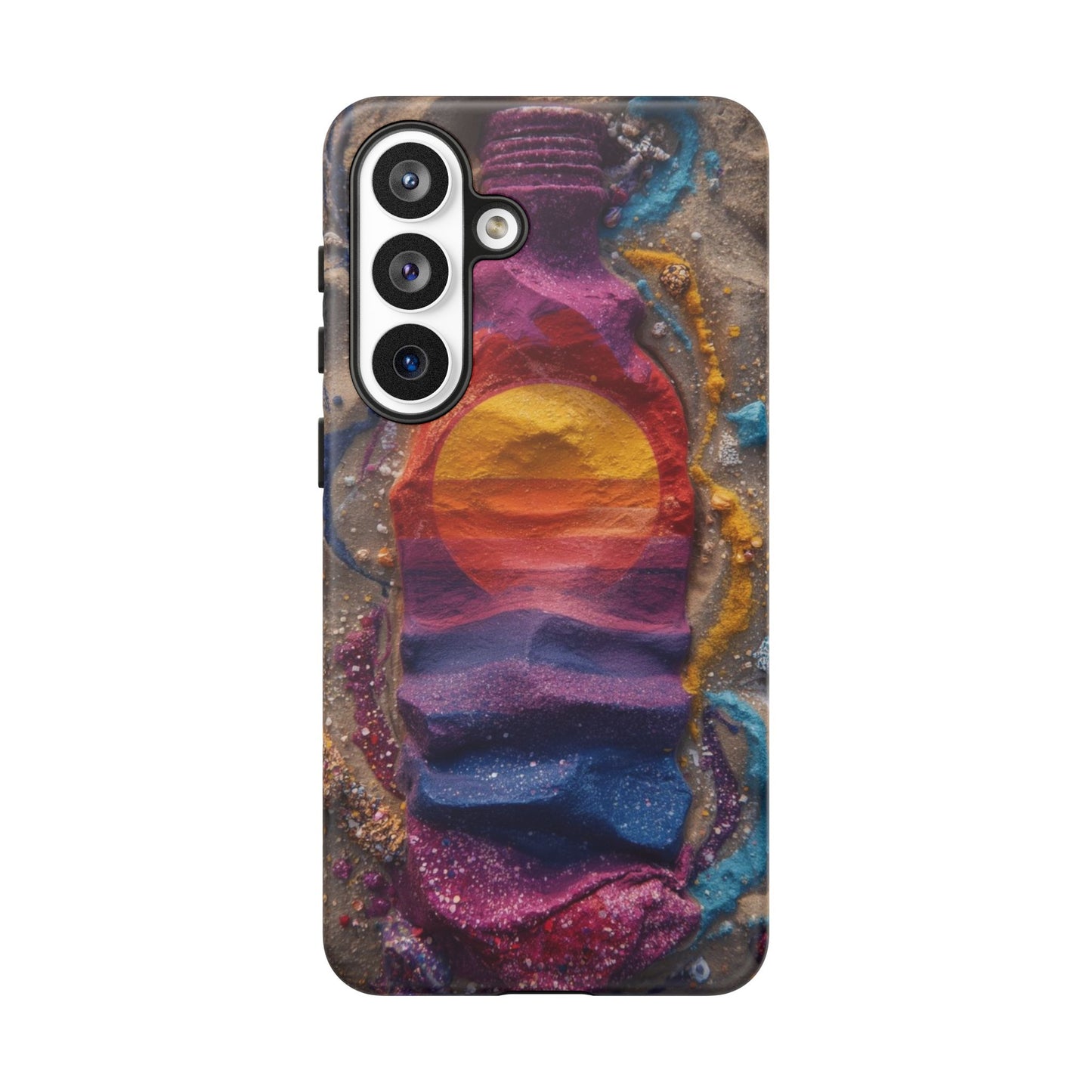 Phone Case — Colorful Sand Art Sunset Tough Protective Case