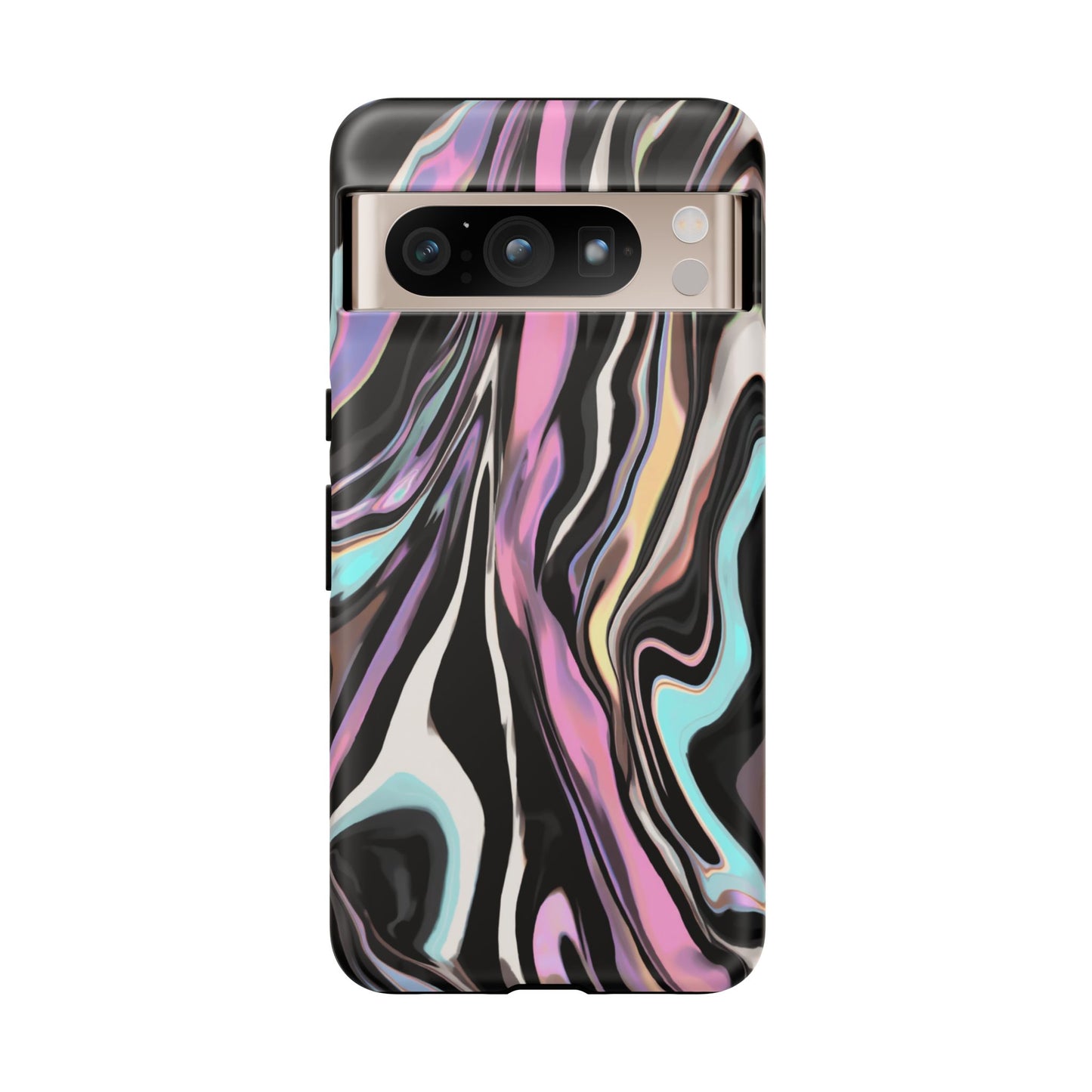 Abstract Marble Tough Phone Case — Pastel Swirl Protective Cover