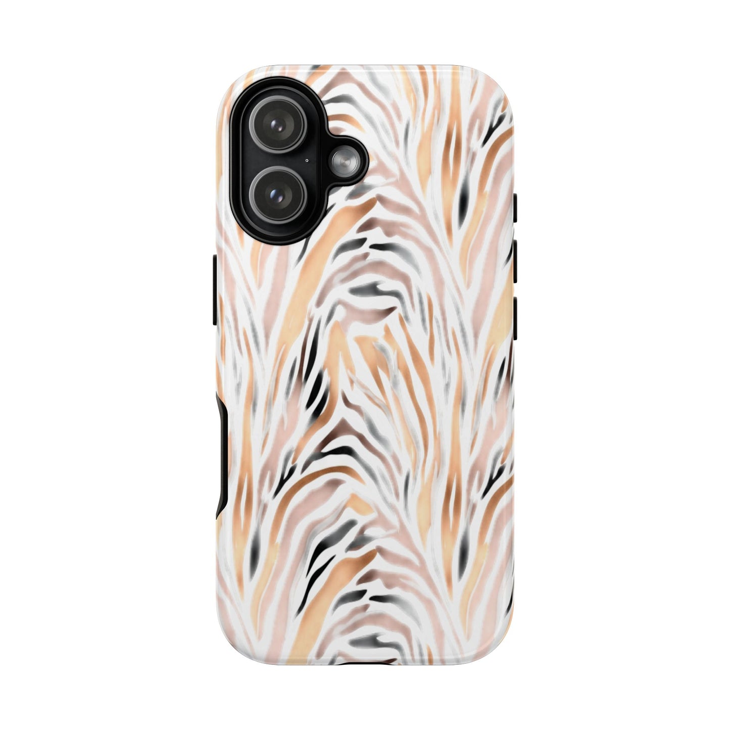 Tough Case — Neutral Watercolor Tiger Stripe Phone Case