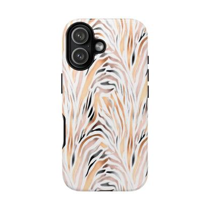 Tough Case — Neutral Watercolor Tiger Stripe Phone Case
