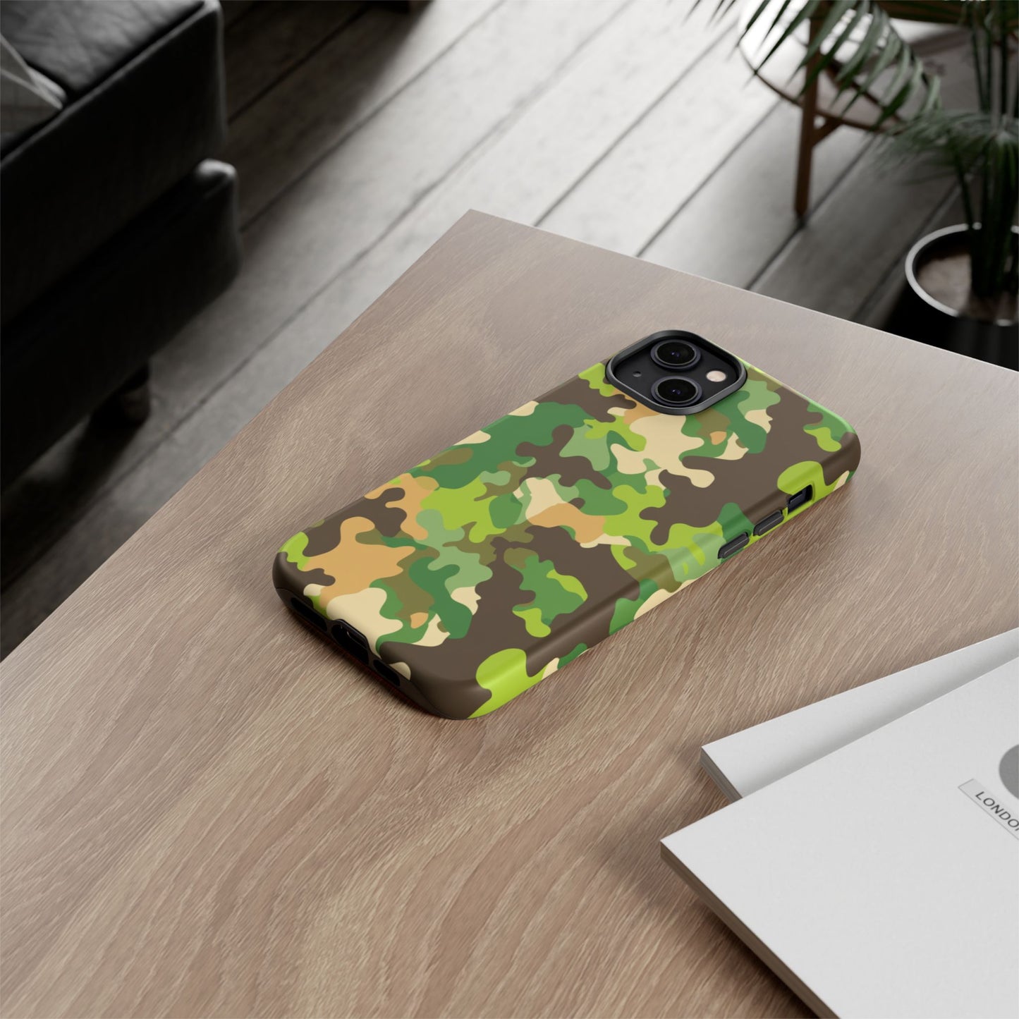 Camouflage Tough Phone Case — Military Camo Protective Cover
