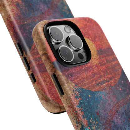 Retro Sunset Tough Phone Case