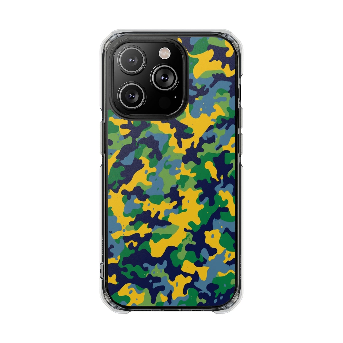 Camouflage Magnetic Clear Impact Phone Case