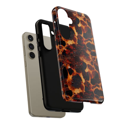 Tortoiseshell Phone Case — Protective iPhone Cover with Classic Amber Pattern