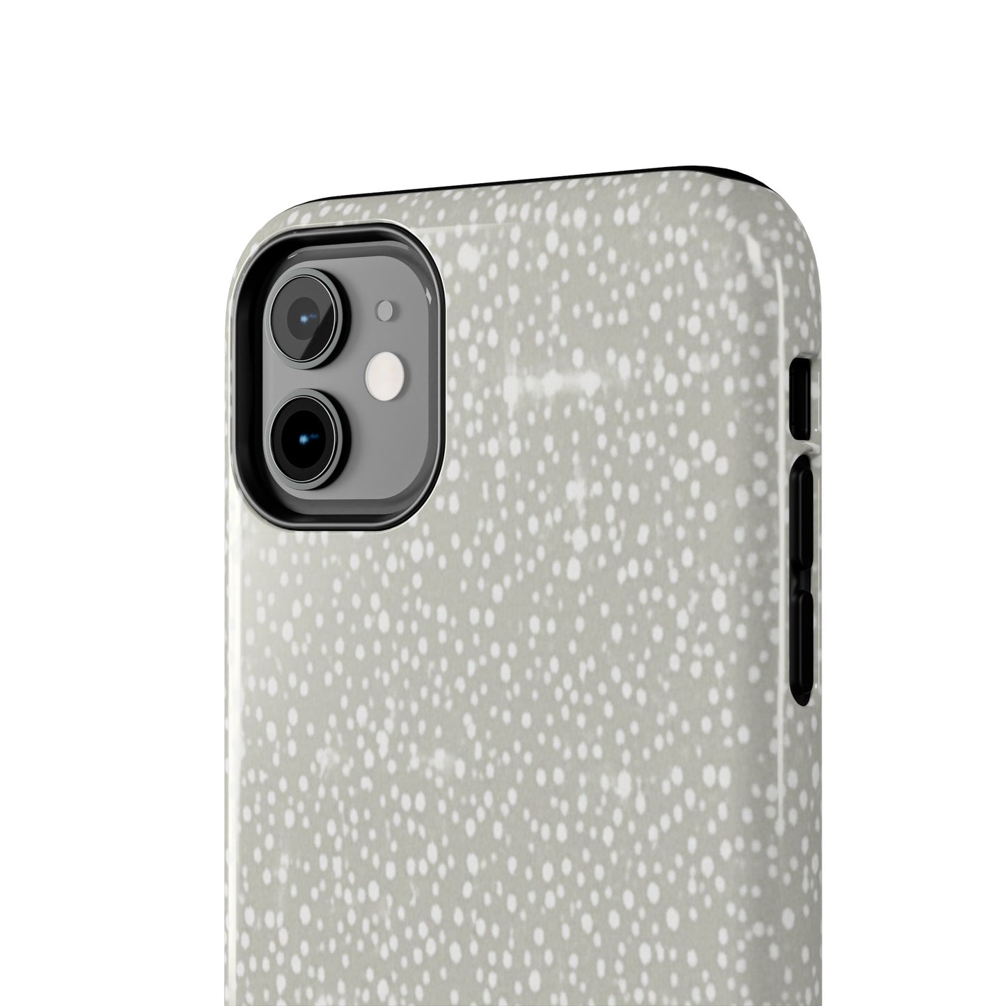 Speckled Gray Tough Phone Case — Protective Shockproof iPhone Cover