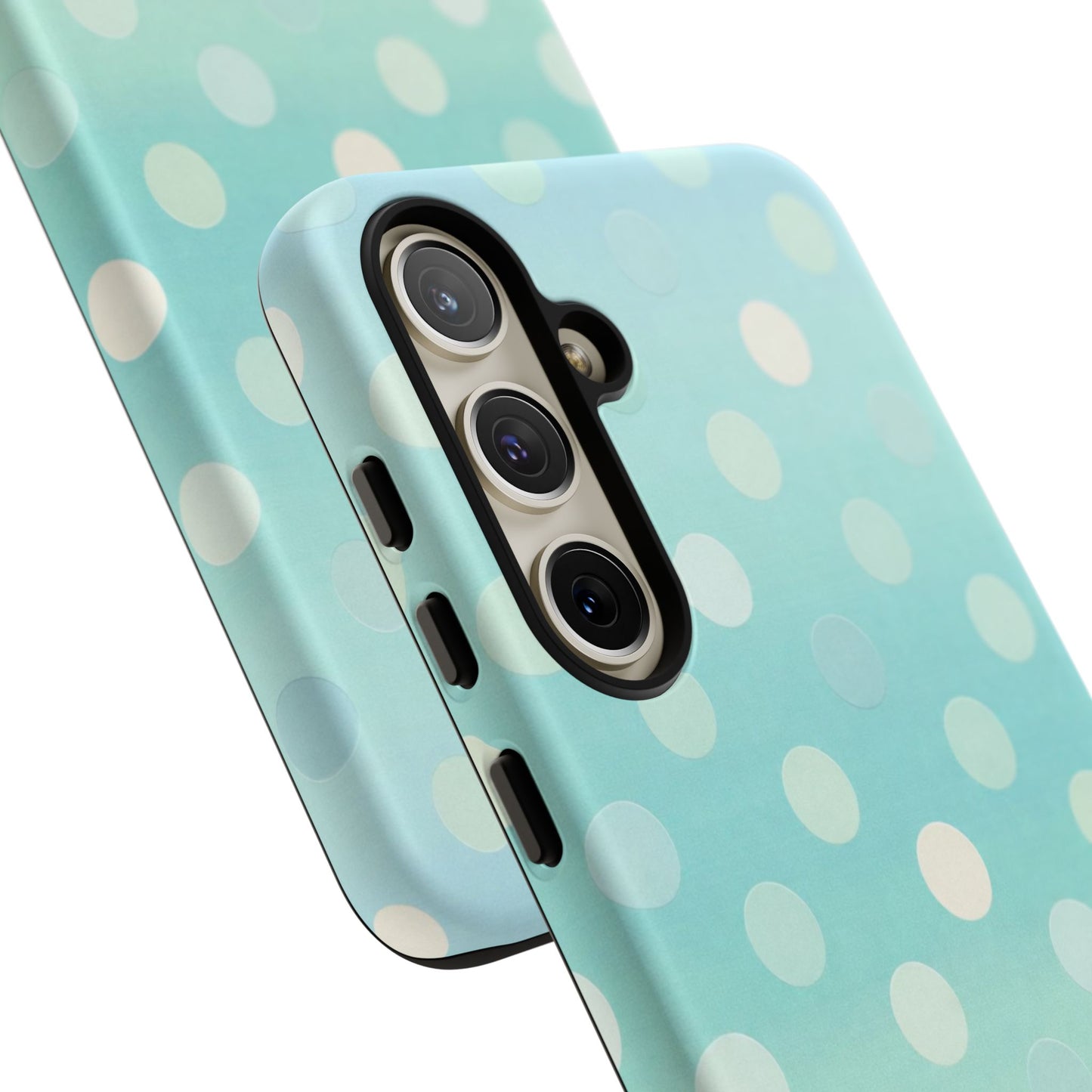 Abstract Palm Tough Phone Case — Minimal Coastal Blue Protective Cover
