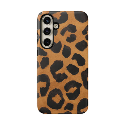 Leopard Print Tough Phone Case — Protective Animal Print iPhone Case