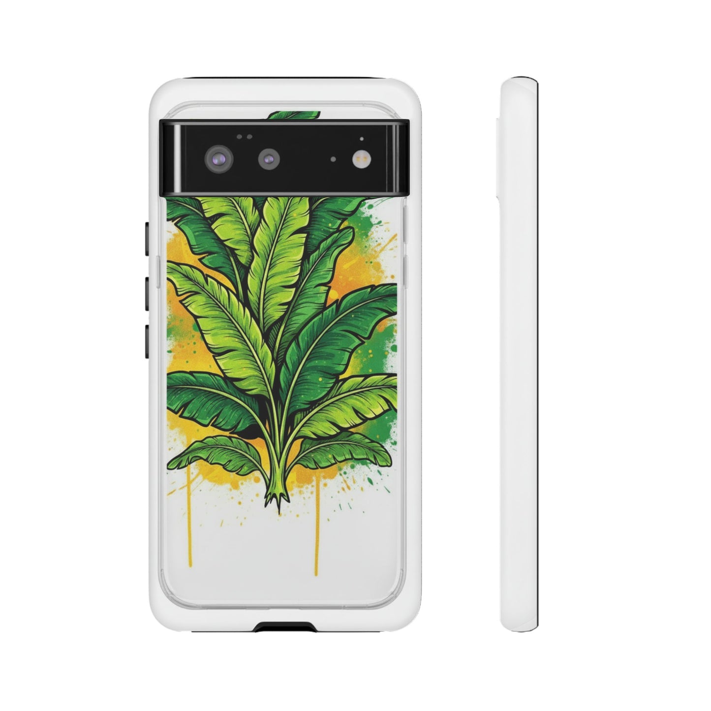 Tropical Banana Leaf Phone Case — Vibrant Green Plant Protector