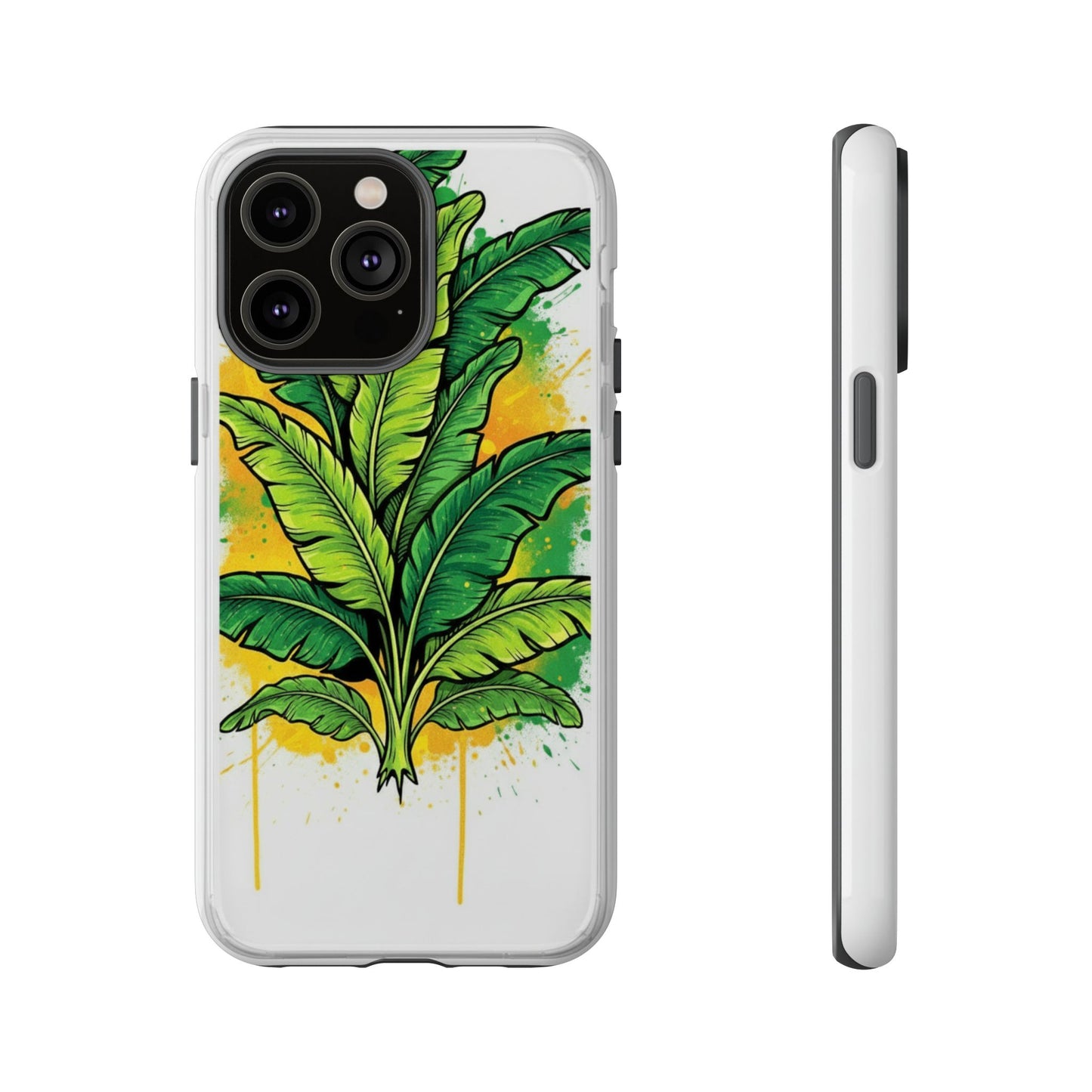 Tropical Banana Leaf Phone Case — Vibrant Green Plant Protector