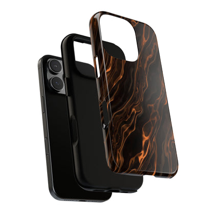 Copper Swirl Phone Case — Tough Protective iPhone Cover