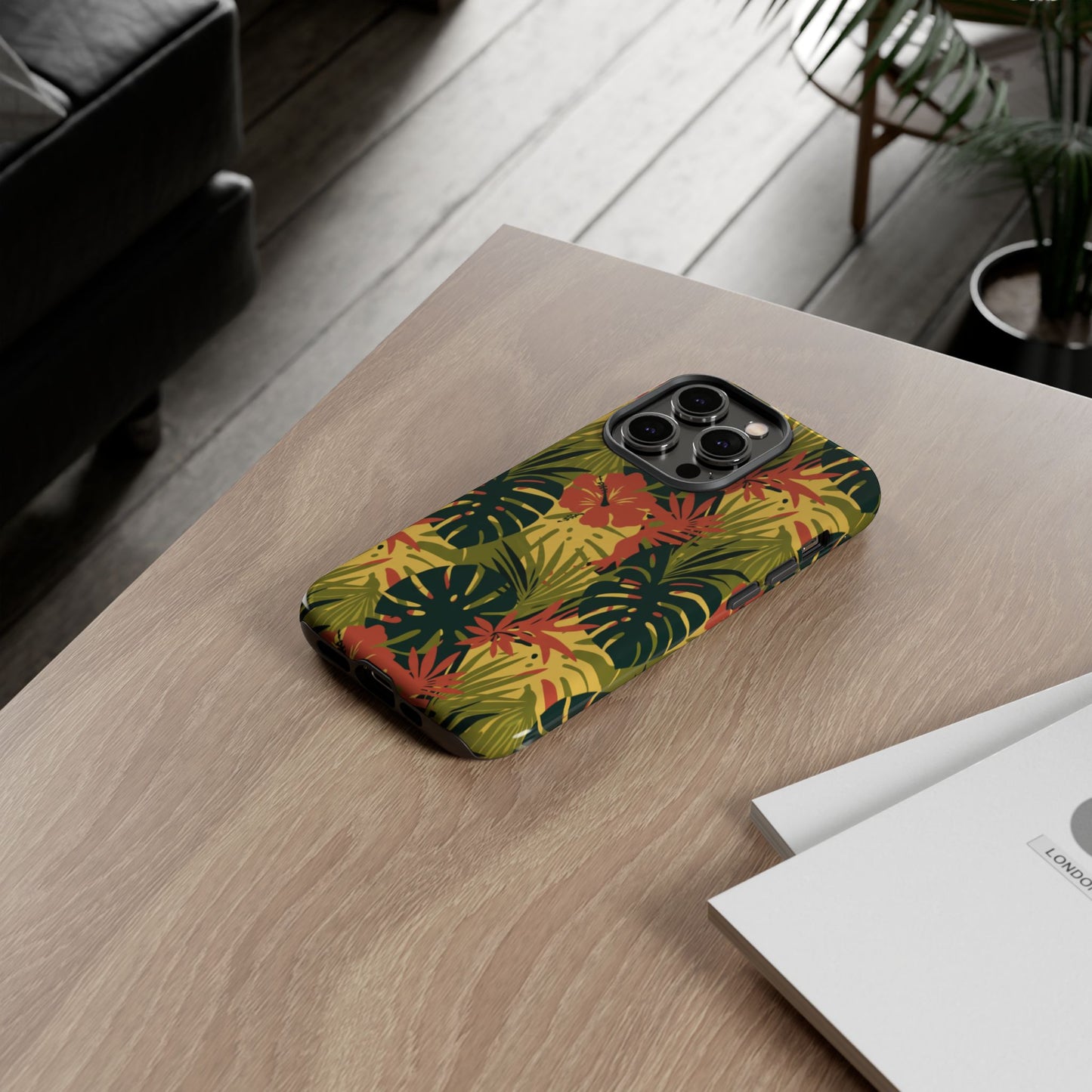 Tropical Hibiscus Phone Case — Durable Floral iPhone Protection