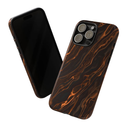Copper Swirl Phone Case — Tough Protective iPhone Cover